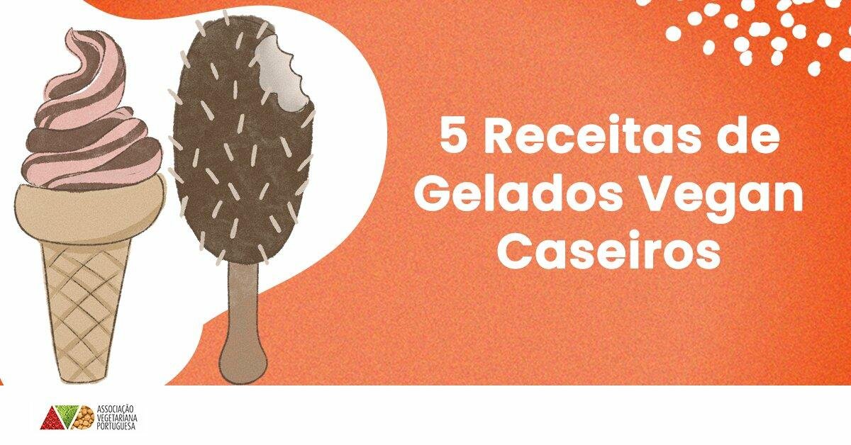 5 Receitas de Gelados Vegan Caseiros